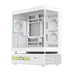 Корпус GAMEMAX комп'ютерний Mid Tower без блока живлення ATX,M-ATX,ITX. (Support BTF),Tempered Glass,Mesh,U N90 WH UA