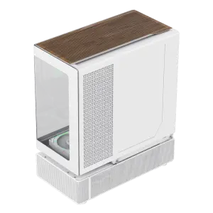 Корпус GAMEMAX комп'ютерний Mid Tower без блока живлення ATX,M-ATX,ITX. (Support BTF),Tempered Glass,Mesh,U N90 WH UA