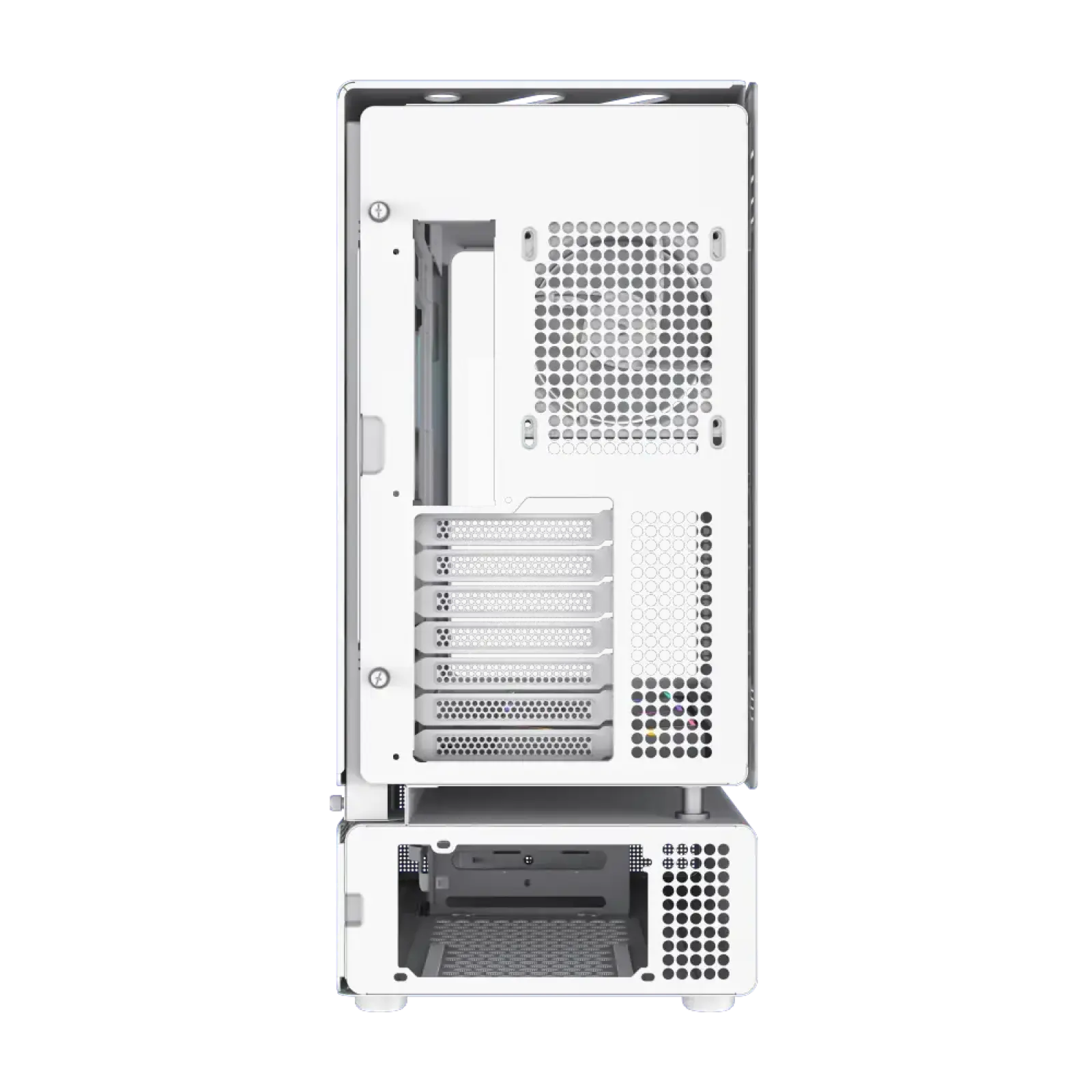 Корпус GAMEMAX комп'ютерний Midi Tower без блока живлення ATX,M-ATX,ITX. (Support BTF),Tempered Glass,Mesh N80 WH UA