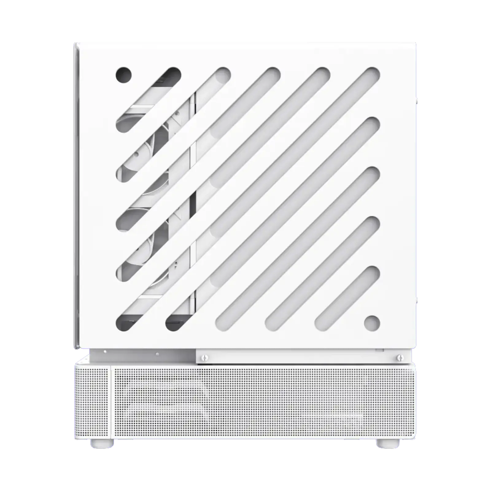 Корпус GAMEMAX комп'ютерний Midi Tower без блока живлення ATX,M-ATX,ITX. (Support BTF),Tempered Glass,Mesh N80 WH UA