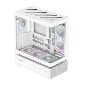 Корпус GAMEMAX комп'ютерний Midi Tower без блока живлення ATX,M-ATX,ITX. (Support BTF),Tempered Glass,Mesh N80 WH UA