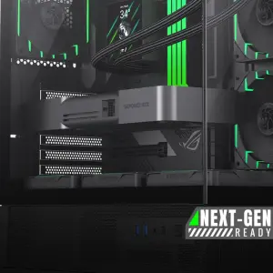 Корпус GAMEMAX комп'ютерний Midi Tower без блока живлення E-ATX,ATX, M-ATX,ITX, Tempered Glass,Mesh,USB3.2x VISTA 2 AB UA