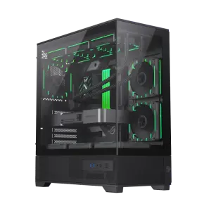 Корпус GAMEMAX комп'ютерний Midi Tower без блока живлення E-ATX,ATX, M-ATX,ITX, Tempered Glass,Mesh,USB3.2x VISTA 2 AB UA