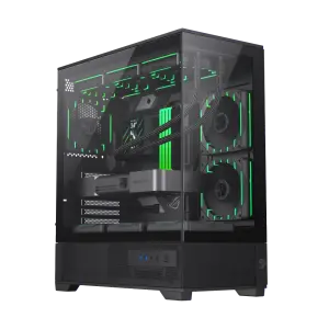 Корпус GAMEMAX комп'ютерний Midi Tower без блока живлення E-ATX,ATX, M-ATX,ITX, Tempered Glass,Mesh,USB3.2x VISTA 2 AB UA
