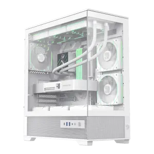 Корпус GAMEMAX комп'ютерний Midi Tower без блока живлення E-ATX,ATX, M-ATX,ITX, Tempered Glass,Mesh,USB3.2x VISTA 2 AW UA
