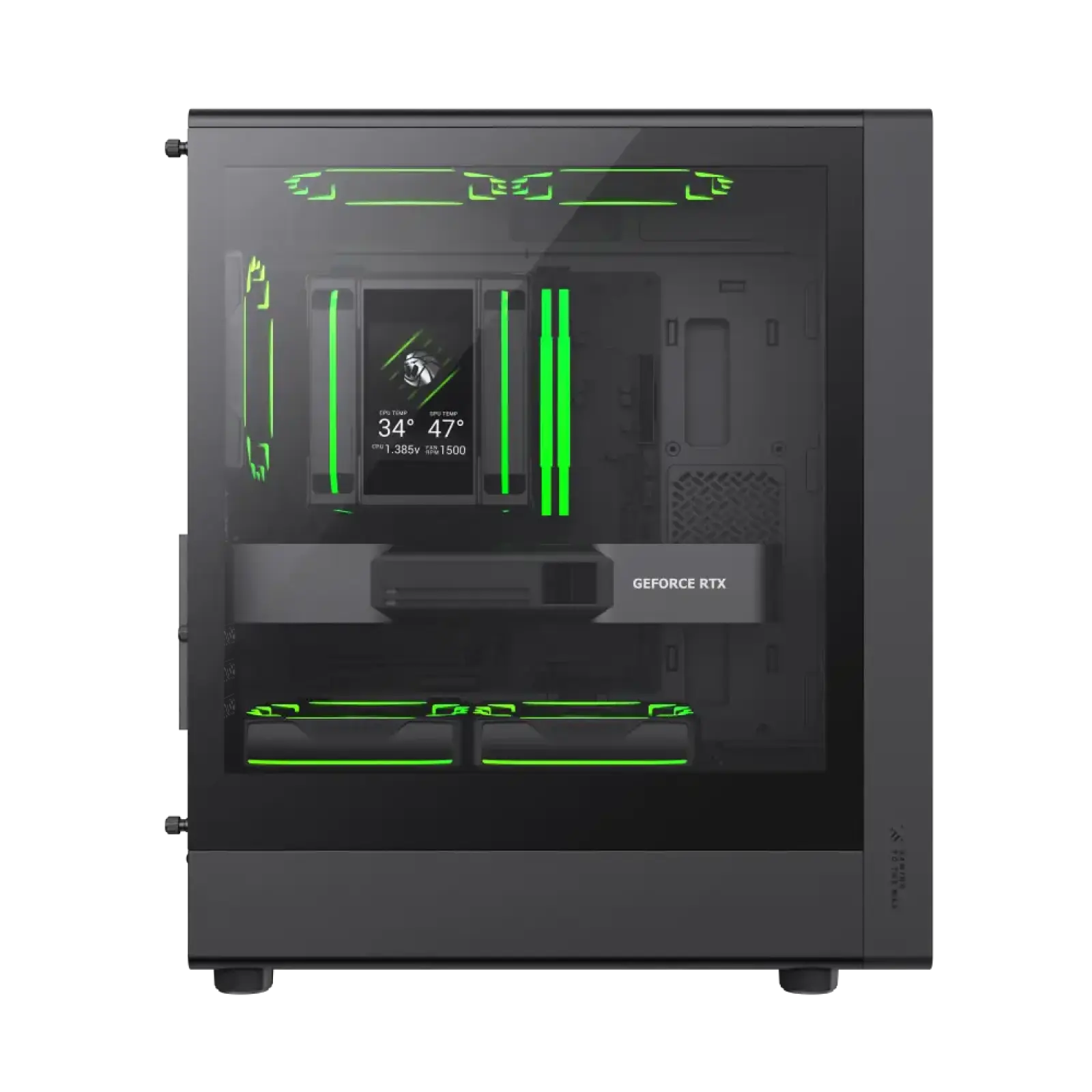 Корпус GAMEMAX комп'ютерний Mini Tower без блока живлення M-ATX,ITX, Tempered Glass,Mesh,USB2.0*1,USB3.0*1 AERIS 330 GB UA