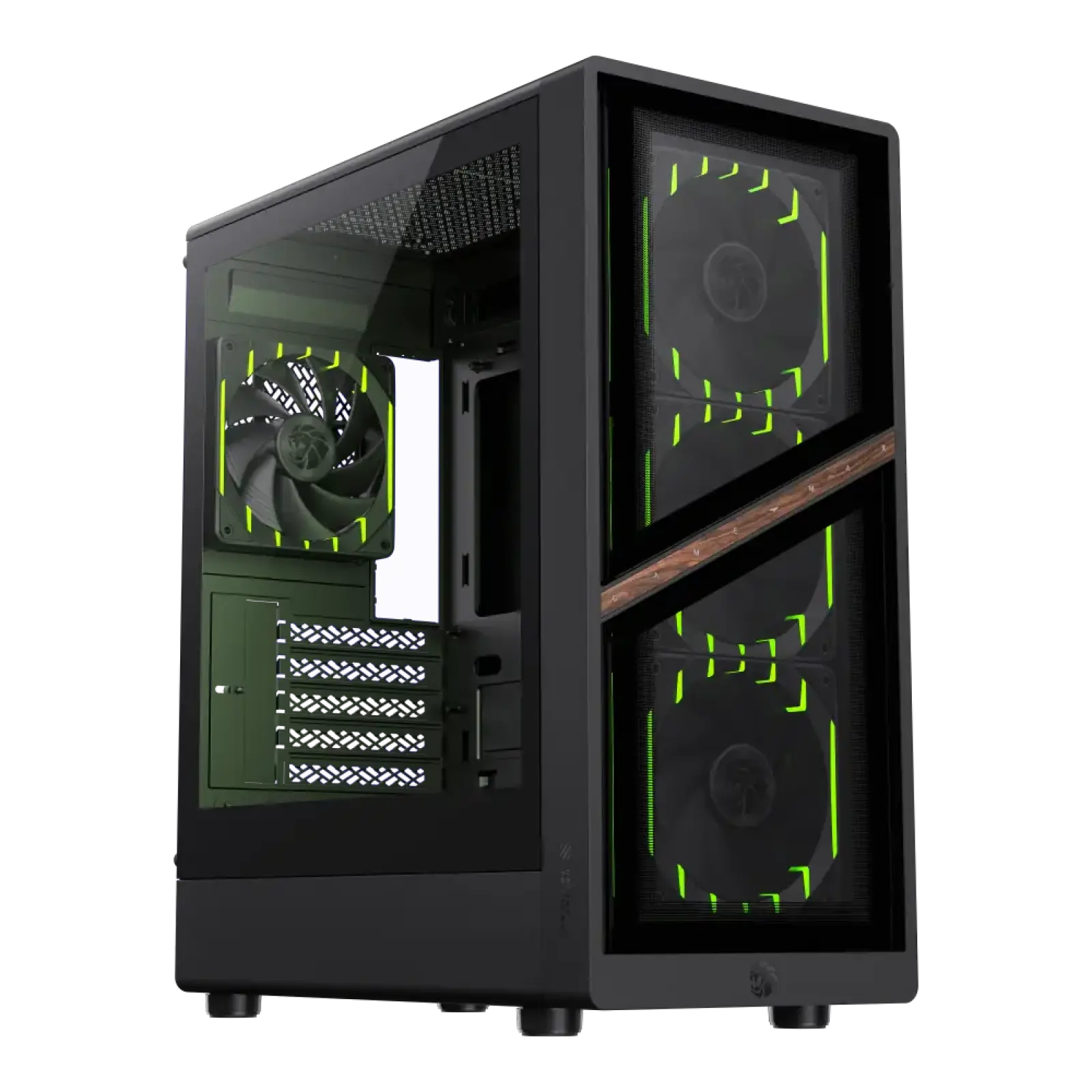 Корпус GAMEMAX комп'ютерний Mini Tower без блока живлення M-ATX,ITX, Tempered Glass,Mesh,USB2.0*1,USB3.0*1 AERIS 330 GB UA
