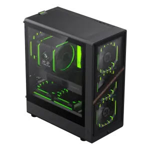 Корпус GAMEMAX комп'ютерний Mini Tower без блока живлення M-ATX,ITX, Tempered Glass,Mesh,USB2.0*1,USB3.0*1 AERIS 330 GB UA
