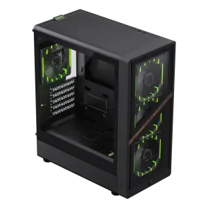 Корпус GAMEMAX комп'ютерний Mini Tower без блока живлення M-ATX,ITX, Tempered Glass,Mesh,USB2.0*1,USB3.0*1 AERIS 330 GB UA