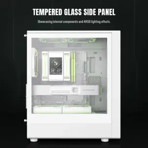 Корпус GAMEMAX комп'ютерний Mini Tower без блока живлення M-ATX,ITX, Tempered Glass,Mesh,USB2.0*1,USB3.0*1 AERIS 330 GW UA