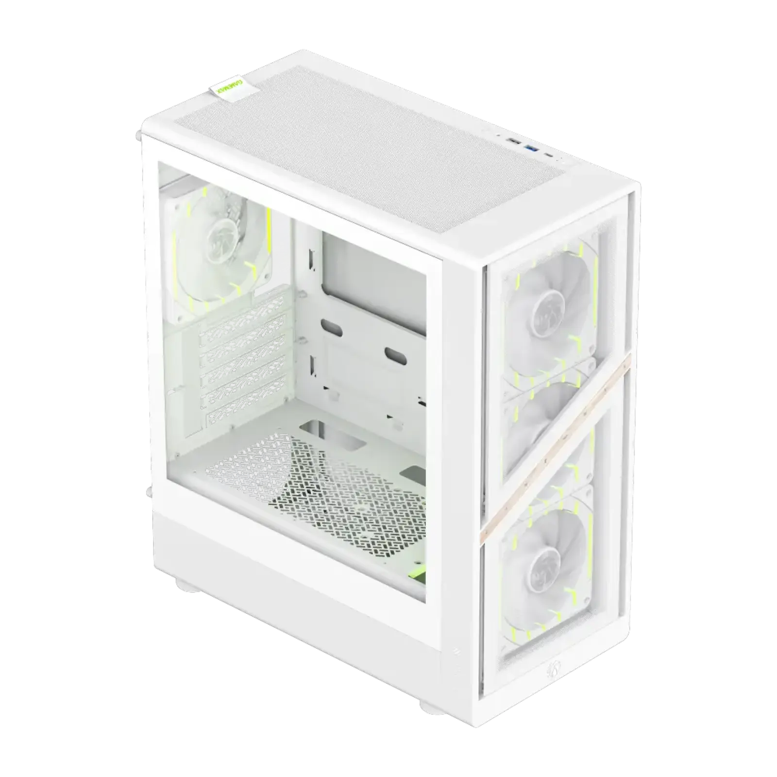 Корпус GAMEMAX комп'ютерний Mini Tower без блока живлення M-ATX,ITX, Tempered Glass,Mesh,USB2.0*1,USB3.0*1 AERIS 330 GW UA
