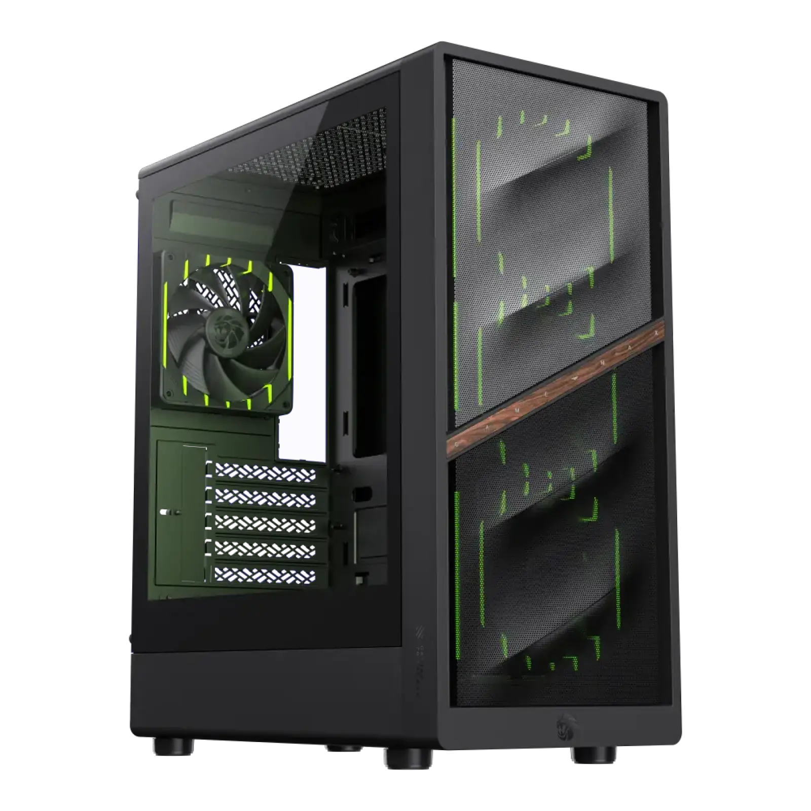 Корпус GAMEMAX комп'ютерний Mini Tower без блока живлення M-ATX,ITX, Tempered Glass,Mesh,USB2.0*1,USB3.0*1 AERIS 330 MB UA