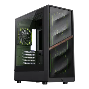 Корпус GAMEMAX комп'ютерний Mini Tower без блока живлення M-ATX,ITX, Tempered Glass,Mesh,USB2.0*1,USB3.0*1 AERIS 330 MB UA