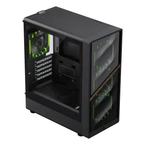 Корпус GAMEMAX комп'ютерний Mini Tower без блока живлення M-ATX,ITX, Tempered Glass,Mesh,USB2.0*1,USB3.0*1 AERIS 330 MB UA