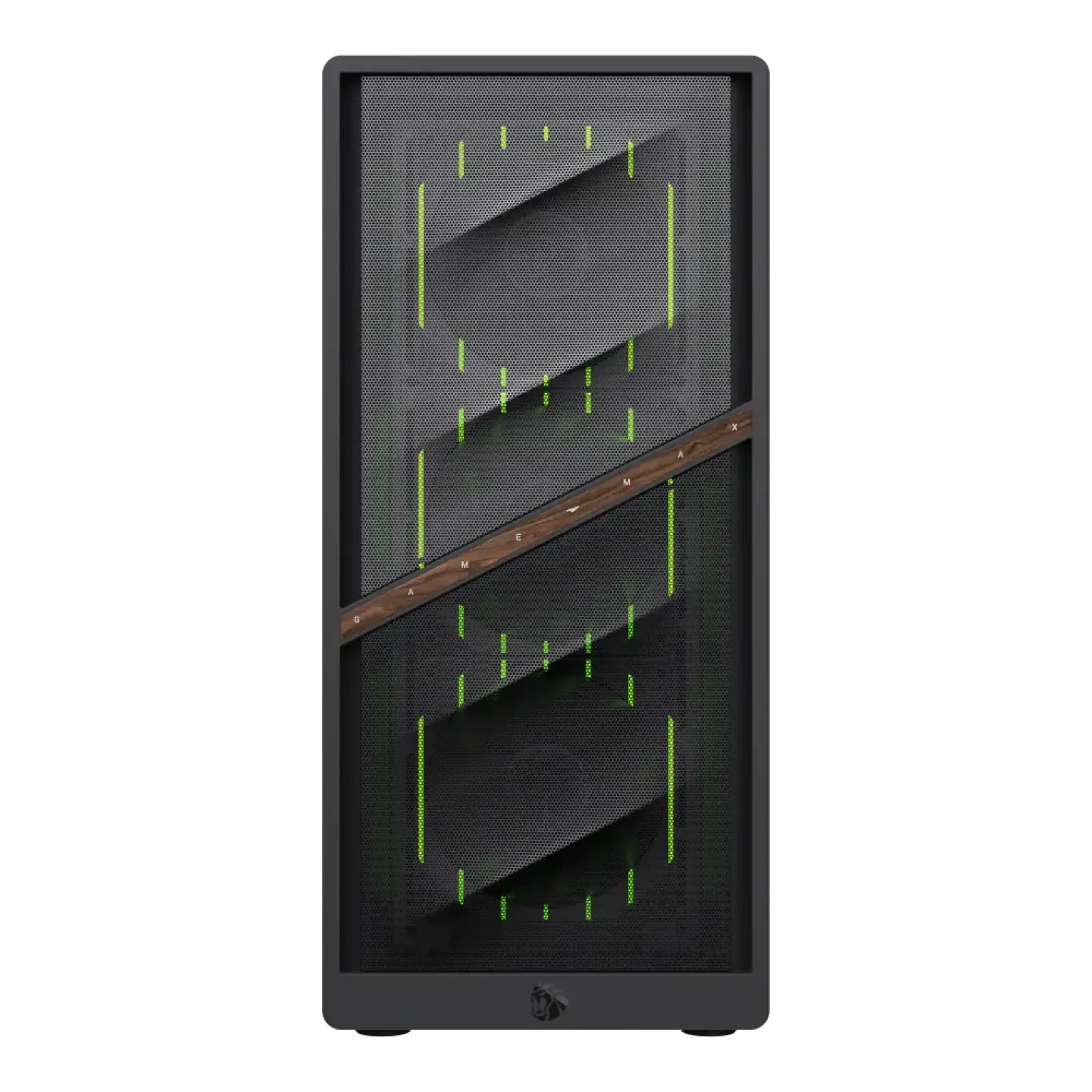 Корпус GAMEMAX комп'ютерний Mini Tower без блока живлення M-ATX,ITX, Tempered Glass,Mesh,USB2.0*1,USB3.0*1 AERIS 330 MB UA