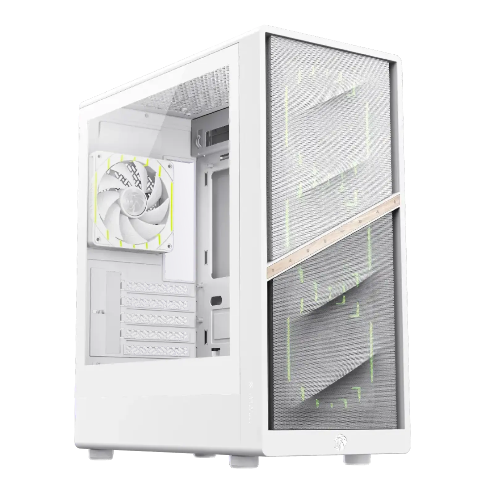 Корпус GAMEMAX комп'ютерний Mini Tower без блока живлення M-ATX,ITX, Tempered Glass,Mesh,USB2.0*1,USB3.0*1 AERIS 330 MW UA