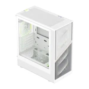 Корпус GAMEMAX комп'ютерний Mini Tower без блока живлення M-ATX,ITX, Tempered Glass,Mesh,USB2.0*1,USB3.0*1 AERIS 330 MW UA