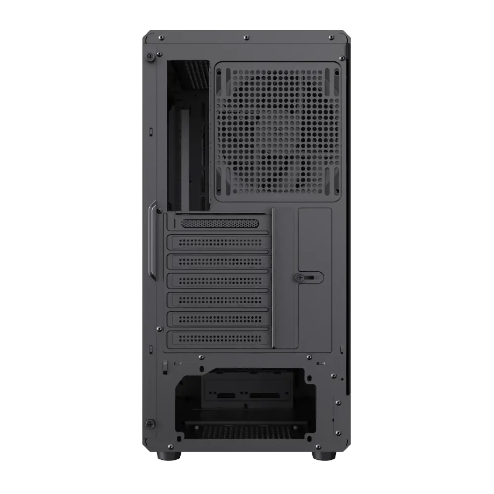 Корпус GAMEMAX комп'ютерний Mid Tower без блока живлення ATX, M-ATX,ITX, Tempered Glass,Mesh,USB3.0x2,Type- CLAW 460 BK UA