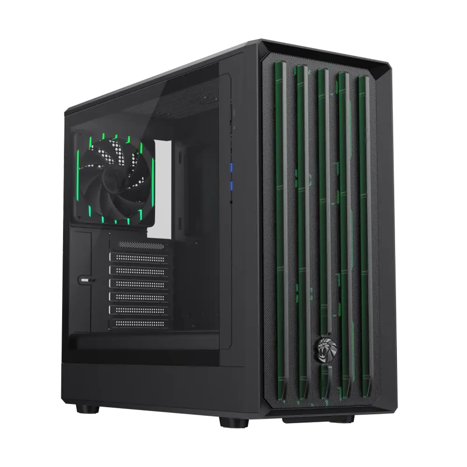 Корпус GAMEMAX комп'ютерний Mid Tower без блока живлення ATX, M-ATX,ITX, Tempered Glass,Mesh,USB3.0x2,Type- CLAW 460 BK UA