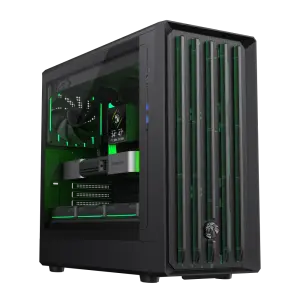 Корпус GAMEMAX комп'ютерний Mid Tower без блока живлення ATX, M-ATX,ITX, Tempered Glass,Mesh,USB3.0x2,Type- CLAW 460 BK UA
