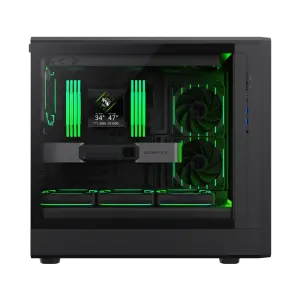 Корпус GAMEMAX комп'ютерний Mid Tower без блока живлення ATX, M-ATX,ITX, Tempered Glass,Mesh,USB3.0x2,Type- CLAW 460 BK UA