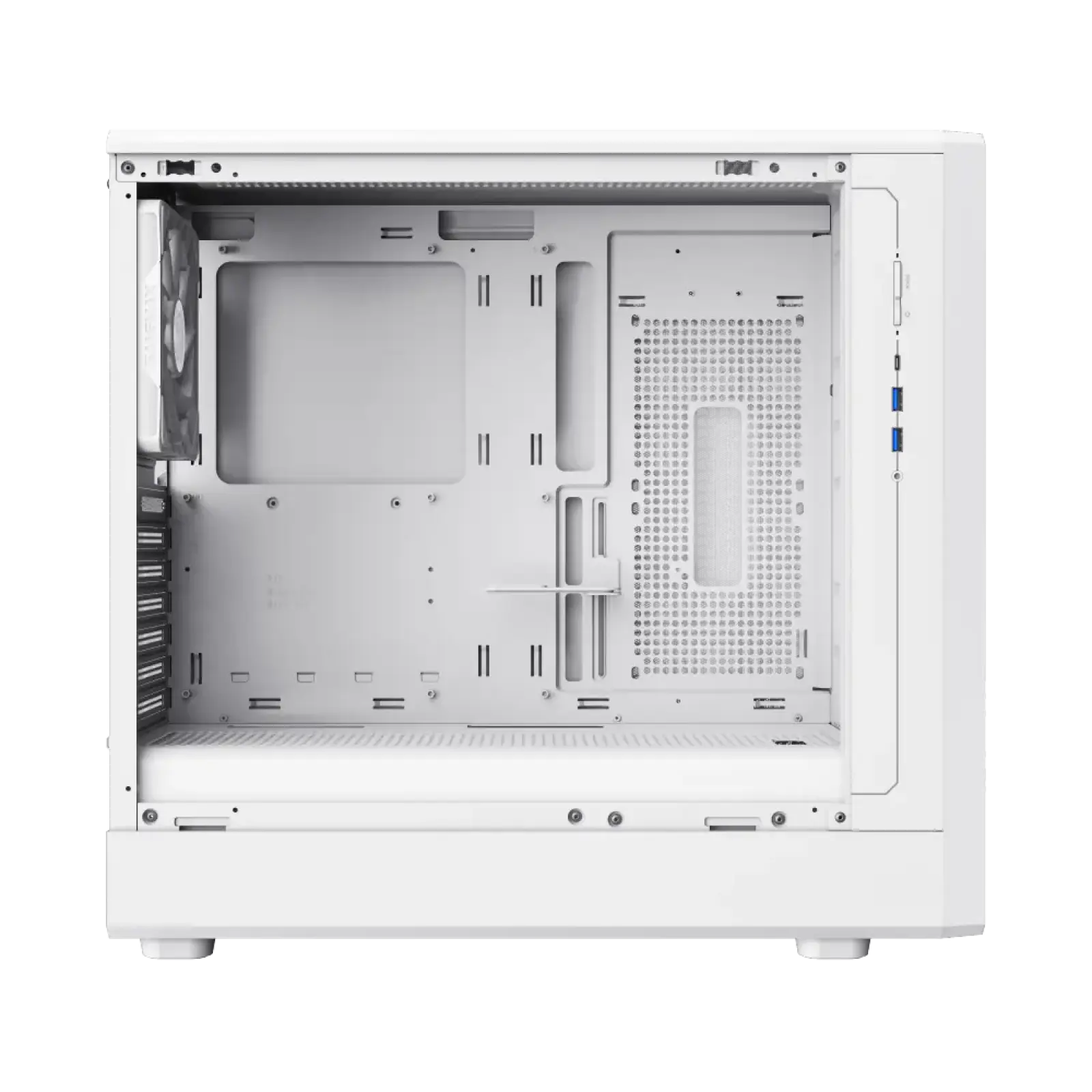 Корпус GAMEMAX комп'ютерний Mid Tower без блока живлення ATX, M-ATX,ITX, Tempered Glass,Mesh,USB3.0x2,Type- CLAW 460 WH UA