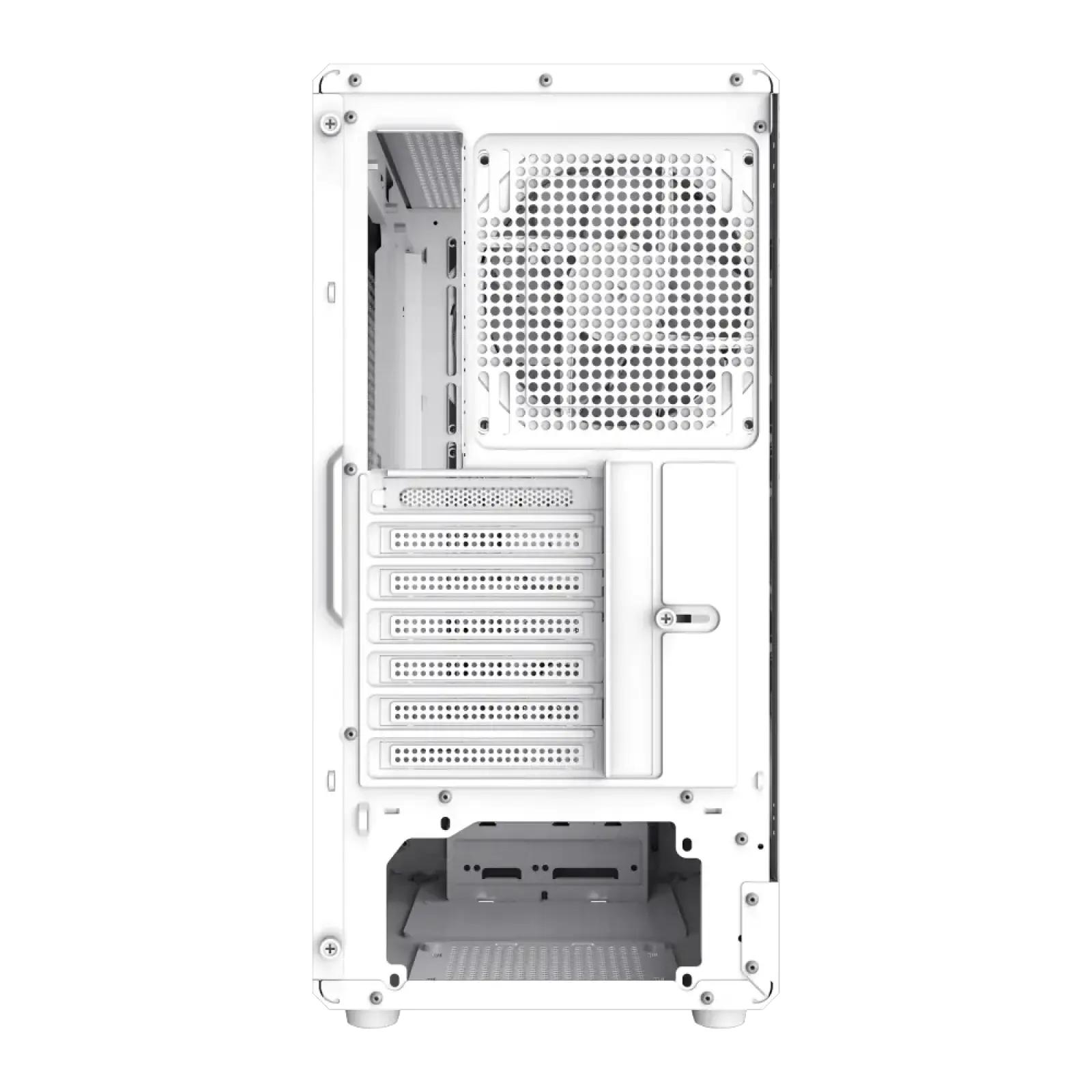 Корпус GAMEMAX комп'ютерний Mid Tower без блока живлення ATX, M-ATX,ITX, Tempered Glass,Mesh,USB3.0x2,Type- CLAW 460 WH UA