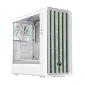 Корпус GAMEMAX комп'ютерний Mid Tower без блока живлення ATX, M-ATX,ITX, Tempered Glass,Mesh,USB3.0x2,Type- CLAW 460 WH UA