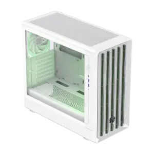 Корпус GAMEMAX комп'ютерний Mid Tower без блока живлення ATX, M-ATX,ITX, Tempered Glass,Mesh,USB3.0x2,Type- CLAW 460 WH UA
