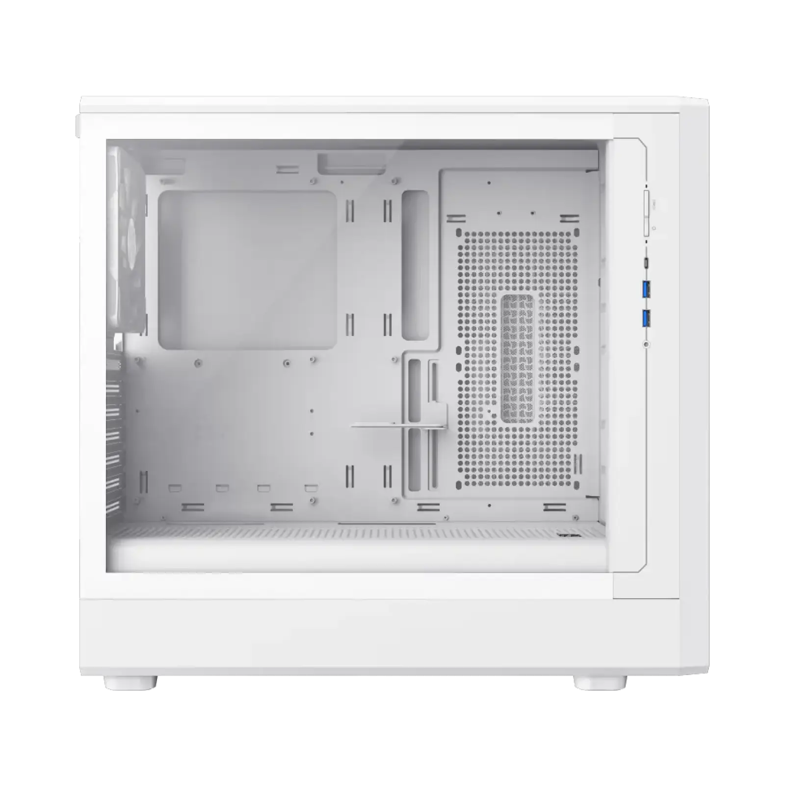 Корпус GAMEMAX комп'ютерний Mid Tower без блока живлення ATX, M-ATX,ITX, Tempered Glass,Mesh,USB3.0x2,Type- CLAW 460 WH UA