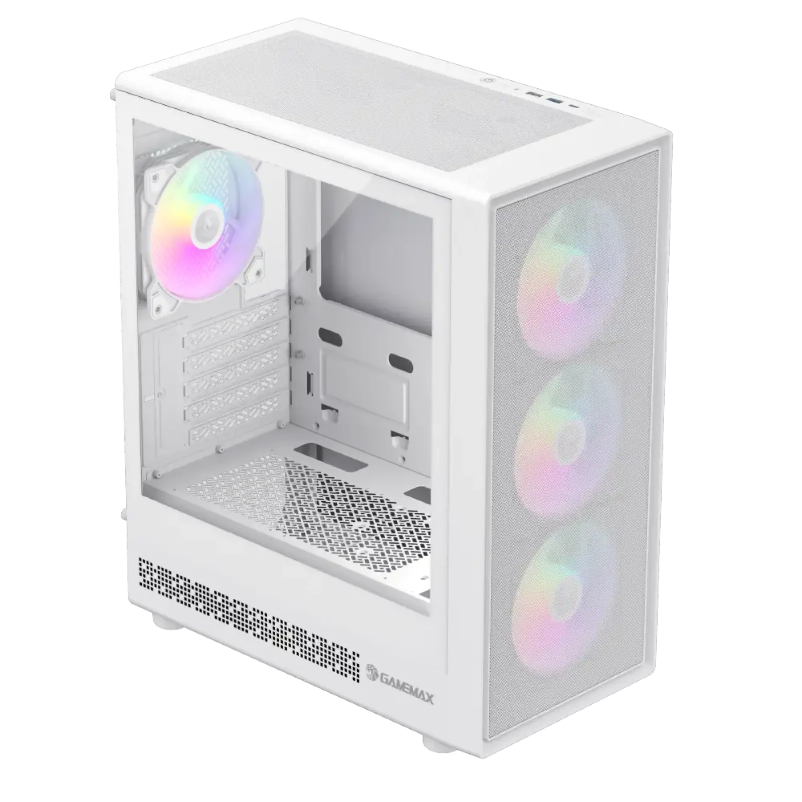 Корпус GAMEMAX комп'ютерний Mini Tower без блока живлення M-ATX,ITX, Tempered Glass,Mesh,USB3.0x2,Type-C, C Storm 2 MW UA