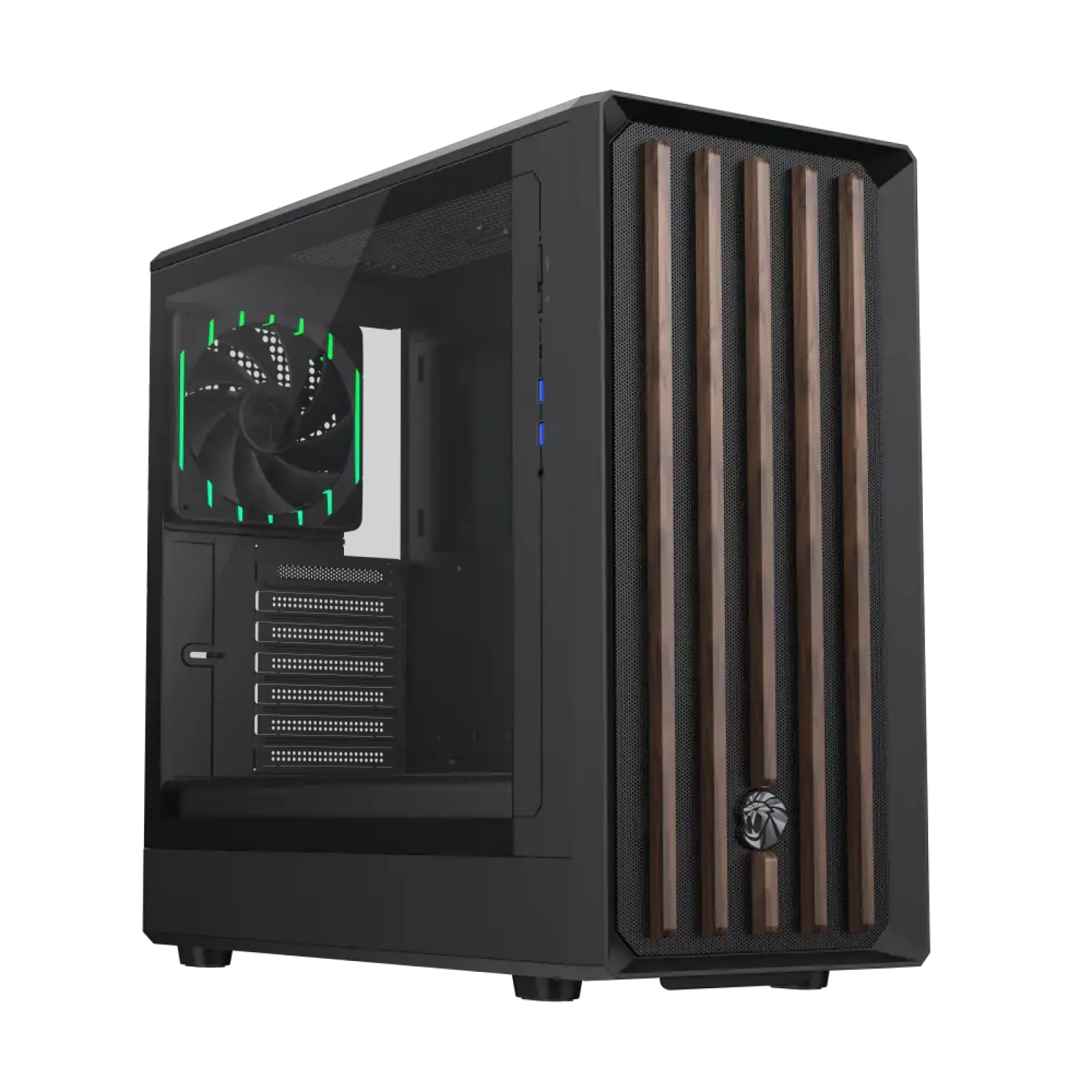 Корпус GAMEMAX комп'ютерний Midi Tower без блока живлення ATX, M-ATX,ITX, Tempered Glass,Mesh,USB3.2x2,Type CLAW 460 WB UA
