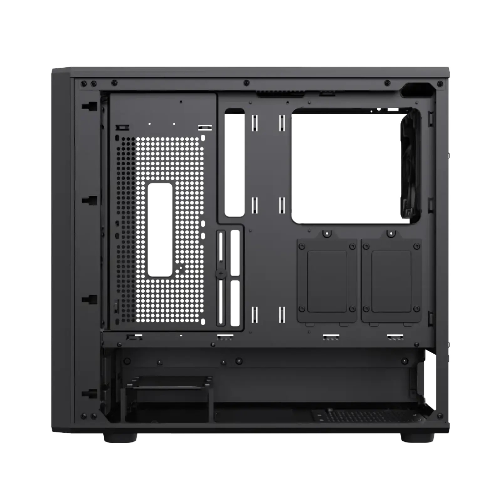 Корпус GAMEMAX комп'ютерний Midi Tower без блока живлення ATX, M-ATX,ITX, Tempered Glass,Mesh,USB3.2x2,Type CLAW 460 WB UA