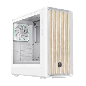 Корпус GAMEMAX комп'ютерний Midi Tower без блока живлення ATX, M-ATX,ITX, Tempered Glass,Mesh,USB3.2x2,Type CLAW 460 WW UA
