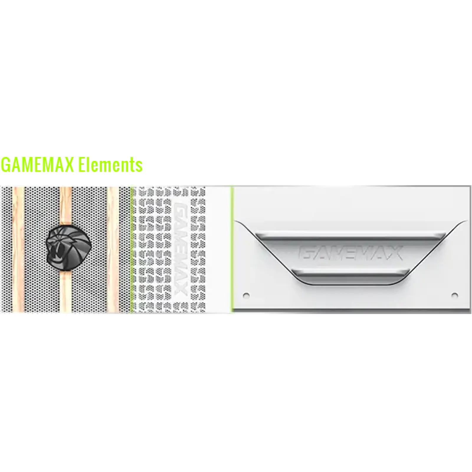 Корпус GAMEMAX комп'ютерний Midi Tower без блока живлення ATX, M-ATX,ITX, Tempered Glass,Mesh,USB3.2x2,Type CLAW 460 WW UA