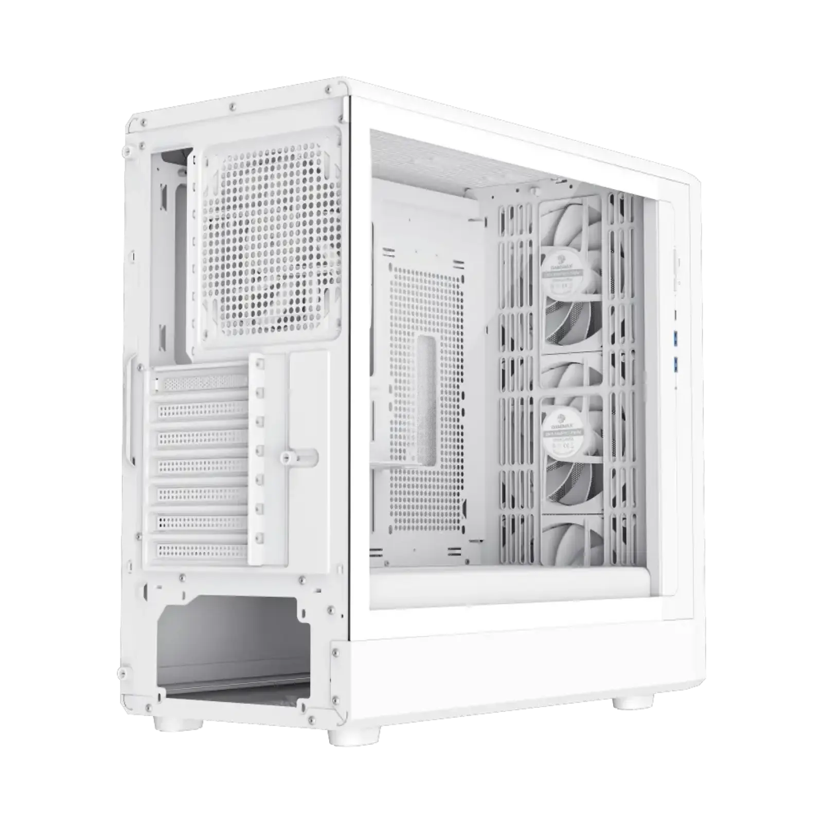 Корпус GAMEMAX комп'ютерний Midi Tower без блока живлення ATX, M-ATX,ITX, Tempered Glass,Mesh,USB3.2x2,Type CLAW 460 WW UA