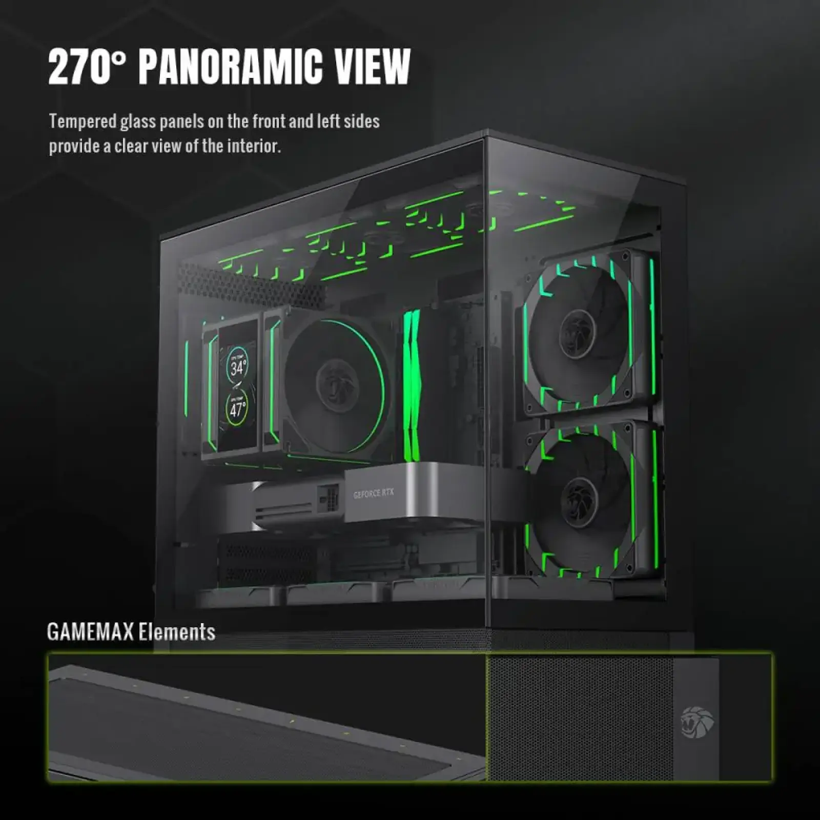 Корпус GameMax Vista 2 MB Без БЖ UA