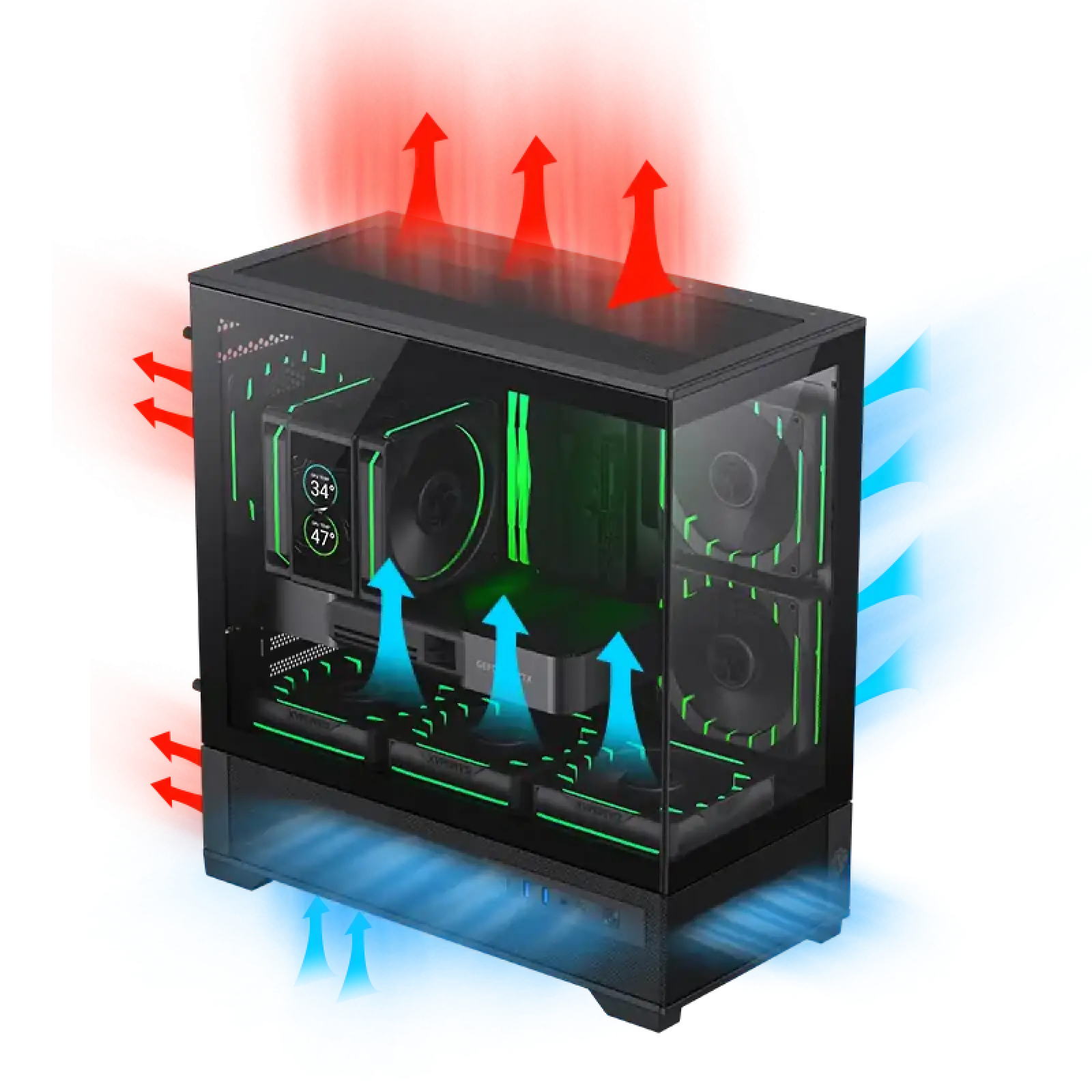 Корпус GameMax Vista 2 MB Без БЖ UA