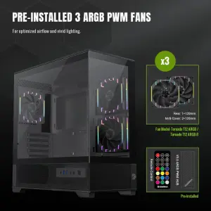 Корпус GameMax Vista 2 MB Без БЖ UA