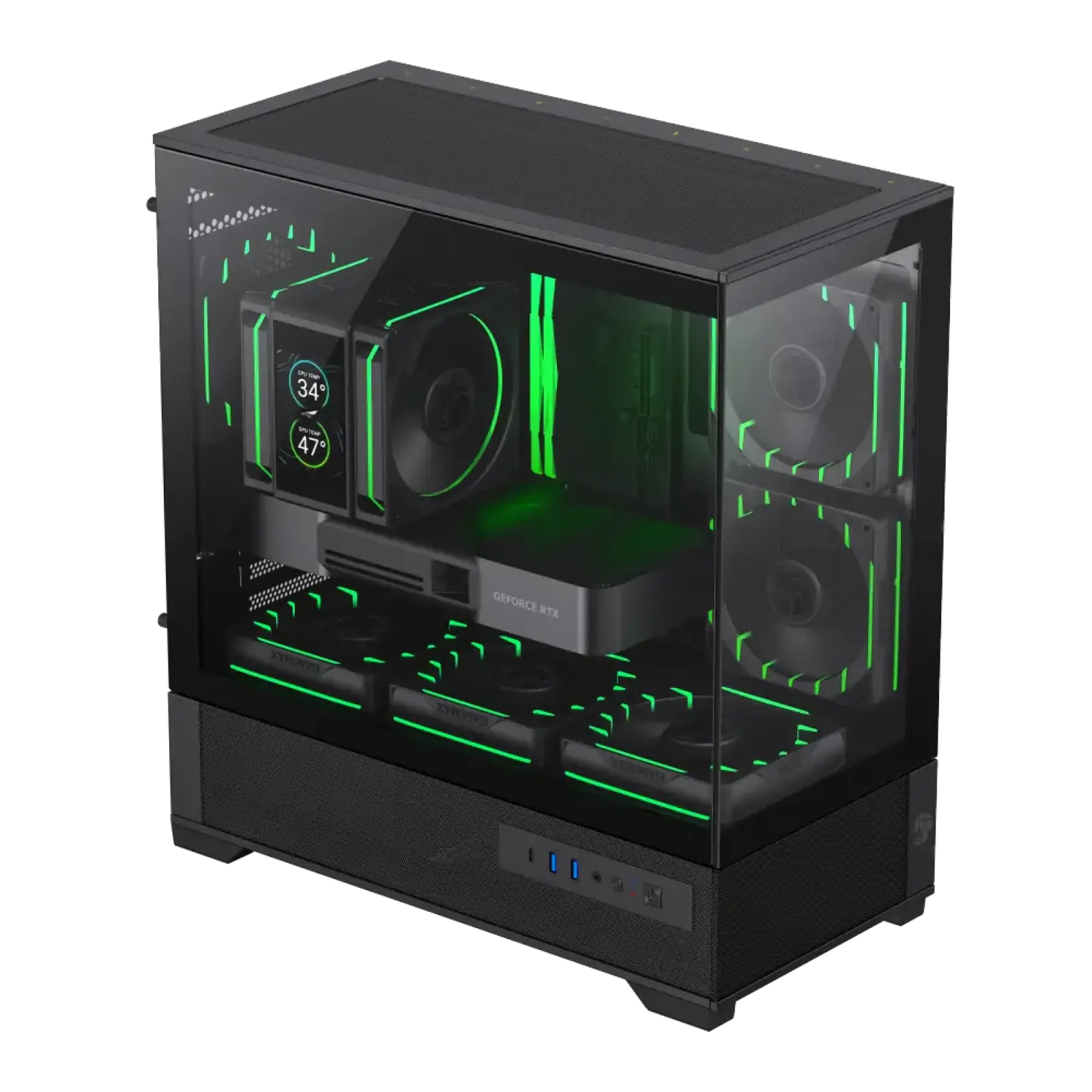 Корпус GameMax Vista 2 MB Без БЖ UA