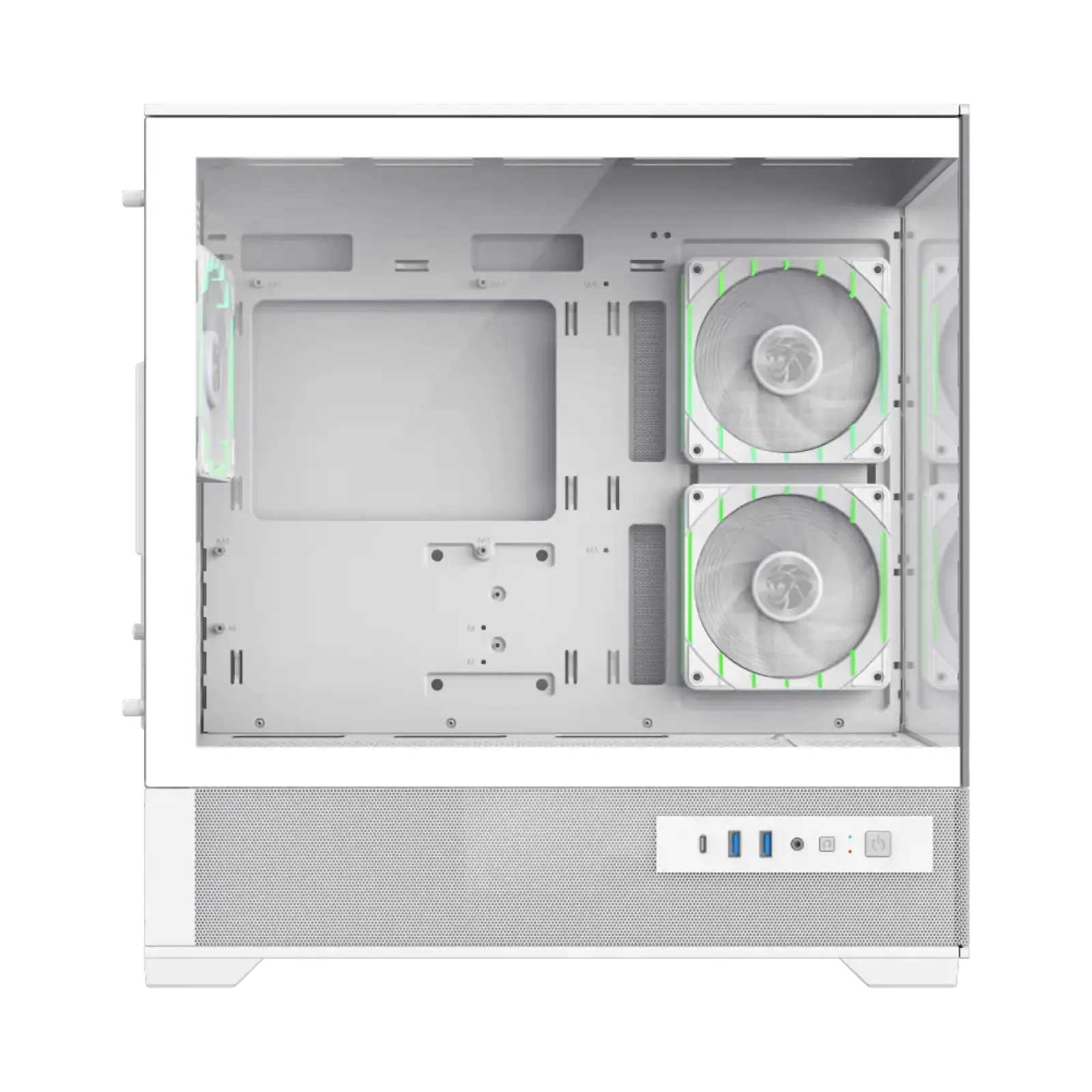 Корпус GAMEMAX комп'ютерний Mini Tower без блока живлення M-ATX,ITX, Tempered Glass,USB3.2x2,Type-C, Combo VISTA 2 MW UA
