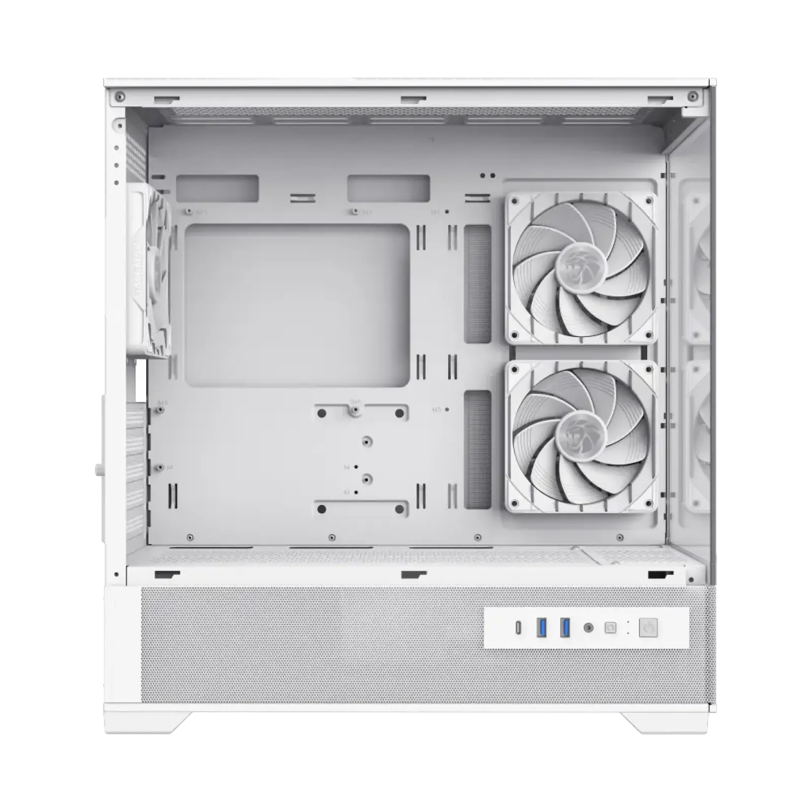 Корпус GAMEMAX комп'ютерний Mini Tower без блока живлення M-ATX,ITX, Tempered Glass,USB3.2x2,Type-C, Combo VISTA 2 MW UA