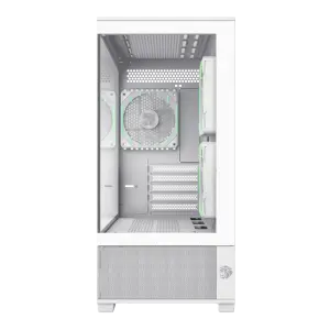 Корпус GAMEMAX комп'ютерний Mini Tower без блока живлення M-ATX,ITX, Tempered Glass,USB3.2x2,Type-C, Combo VISTA 2 MW UA