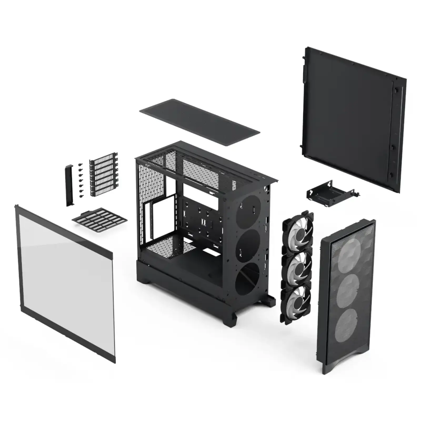 Корпус Fractal Design Pop 2 Air Black TG RGB Без БЖ (FD-C-POA2A-03) UA