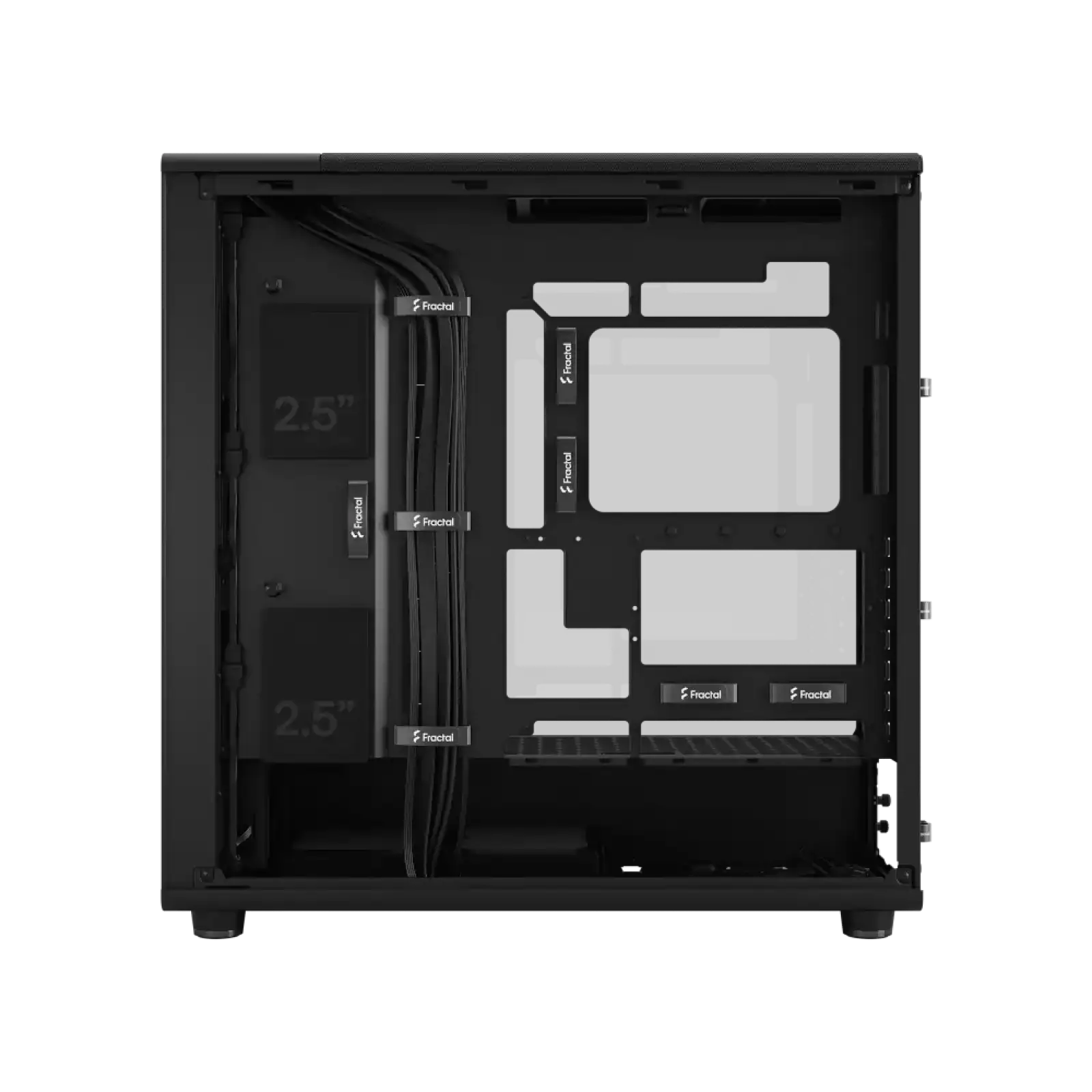 Корпус FRACTAL DESIGN E-ATX (до 275 мм) без БЖ, чорний, з загарнтованим склом North XL Momentum Edition FD-C-NOR1X-07 UA