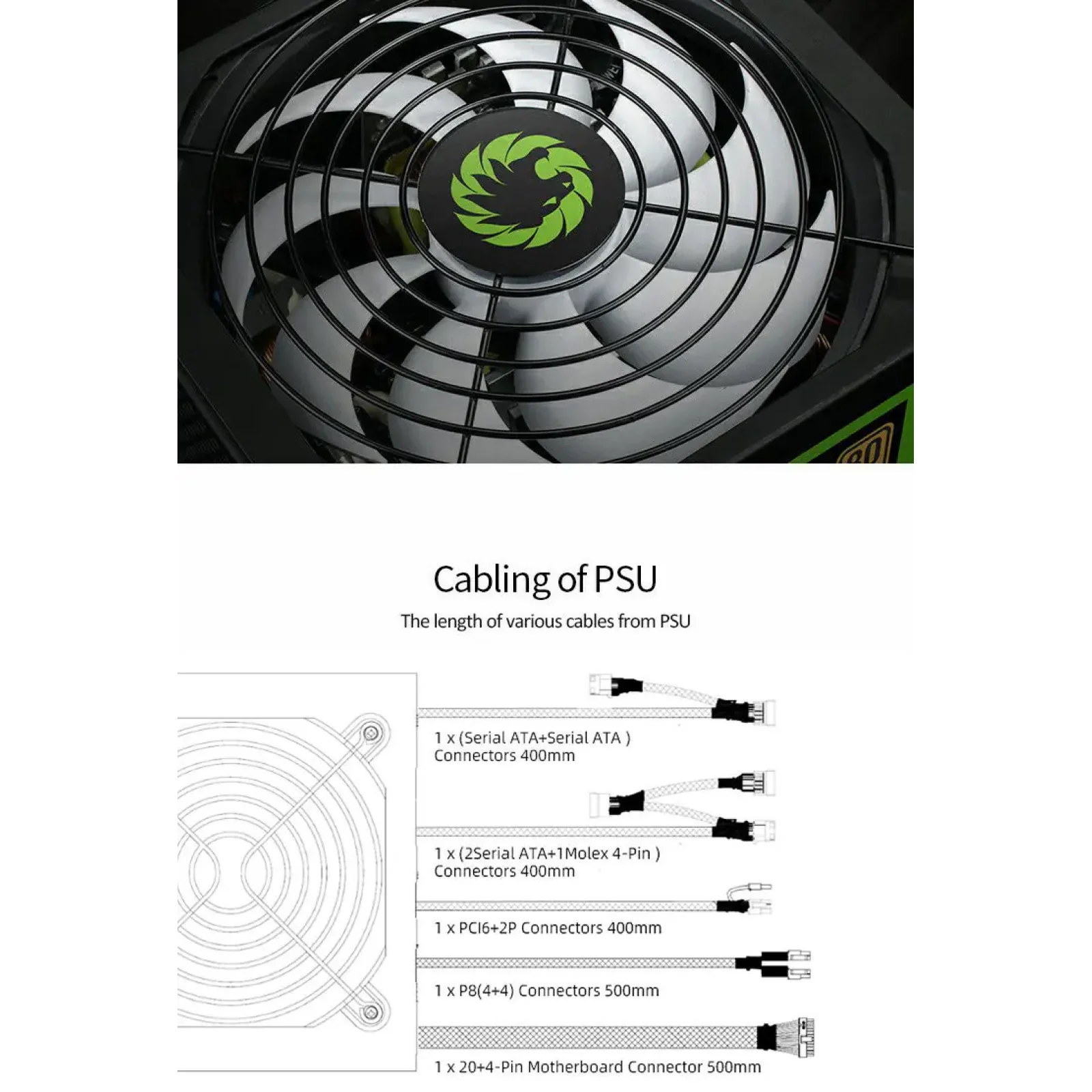 Блок живлення GameMax GP-400A UA