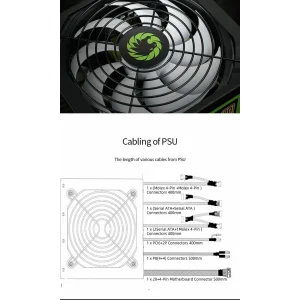 Блок живлення GameMax GP-500 UA