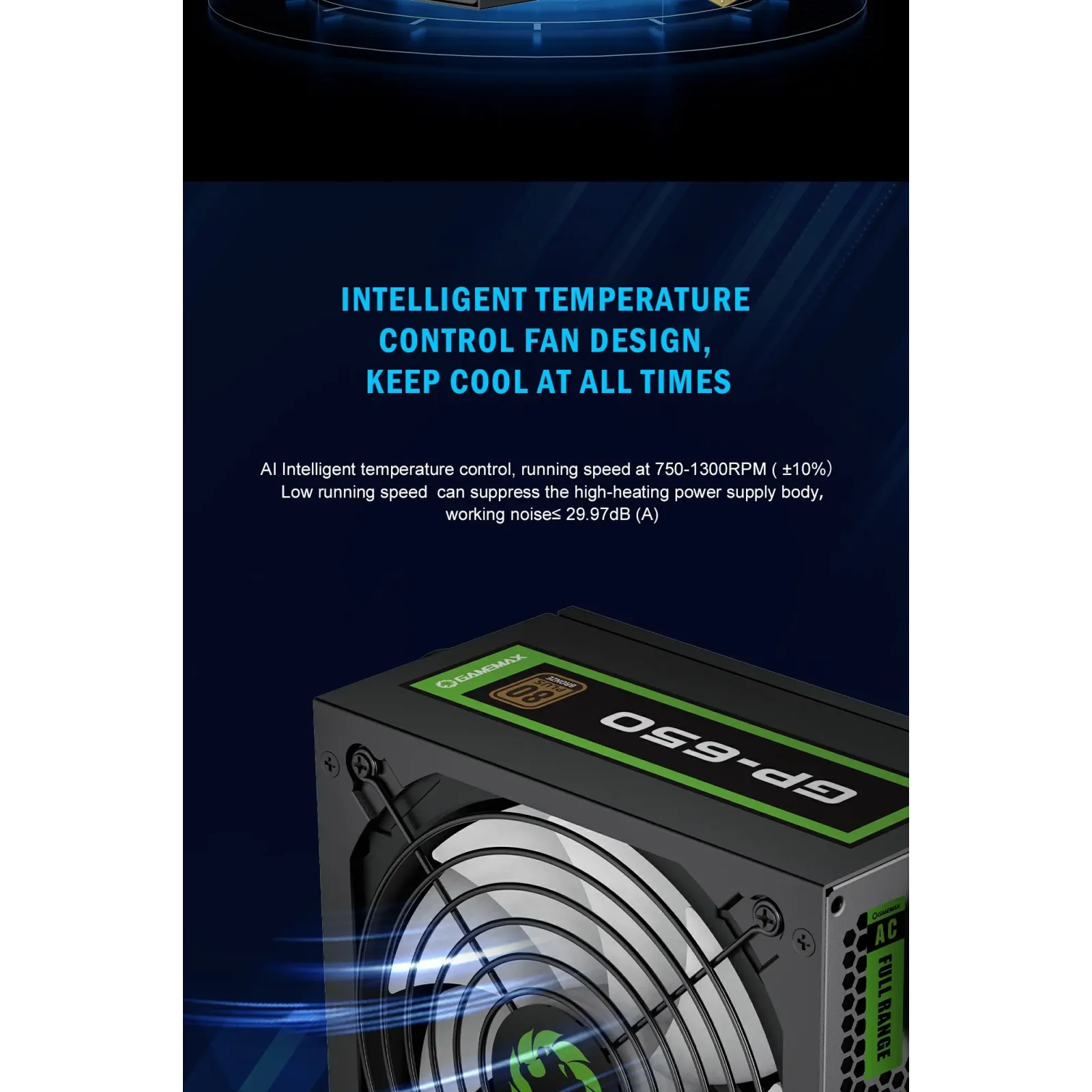 Блок живлення GAMEMAX GP-650 UA