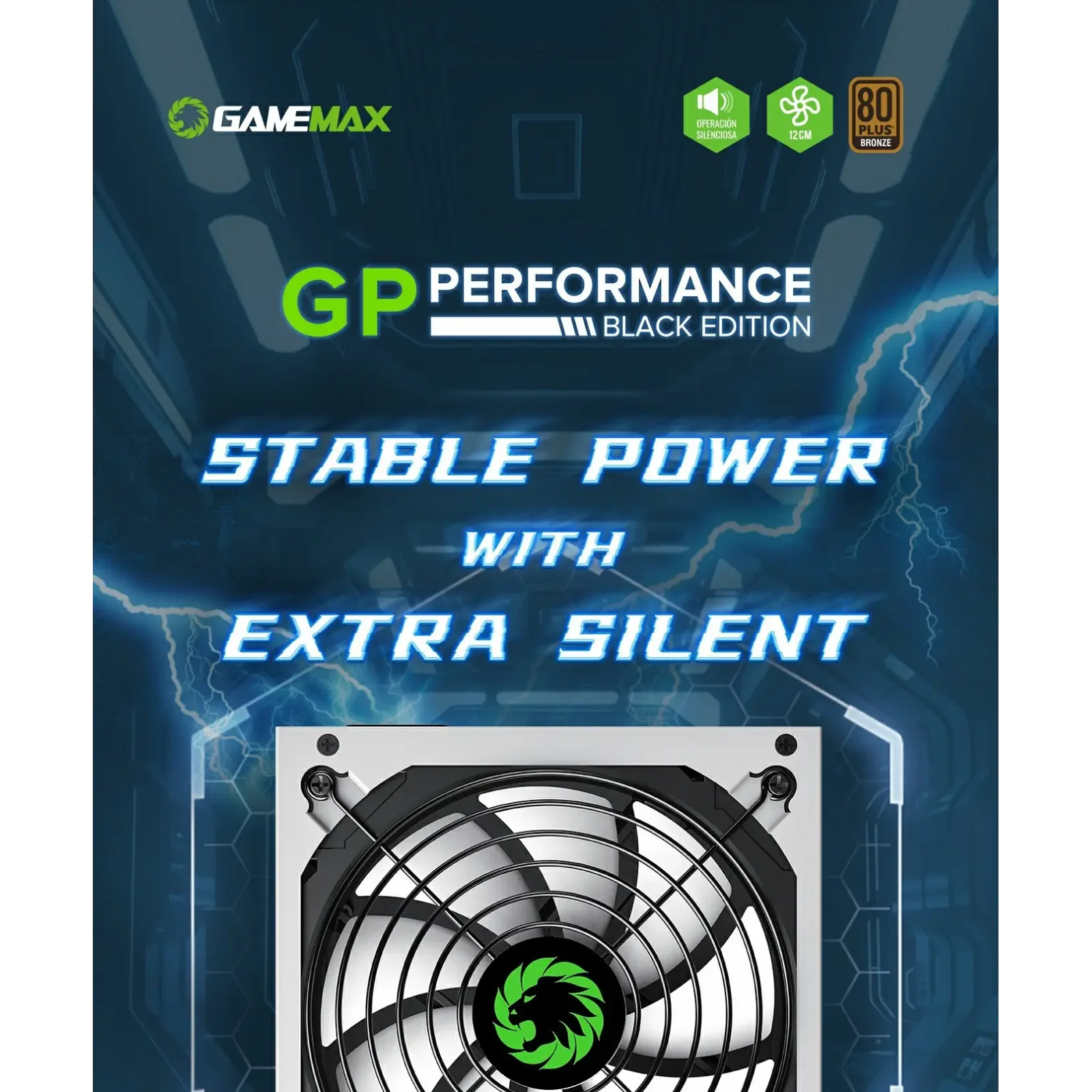 Блок живлення GAMEMAX GP-550-White UA