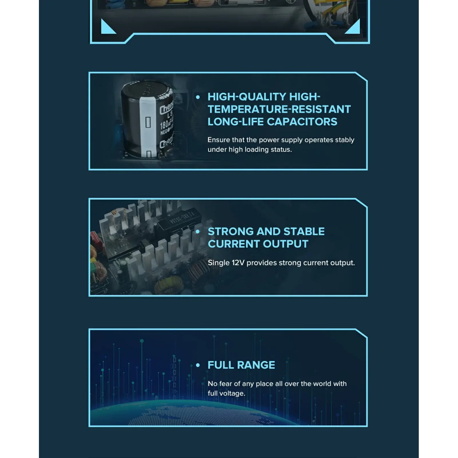 Блок живлення GAMEMAX GP-550-White UA